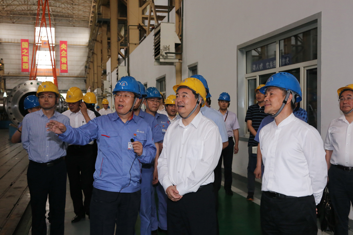 郝鹏旅行考察开元游戏大厅app集团所属企业电机公司